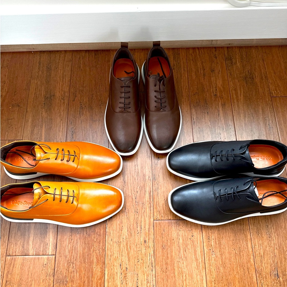 Gently Used!Wolf & Shepherd Crossover Longwing Dress Shoes! - Picture 1 of 5